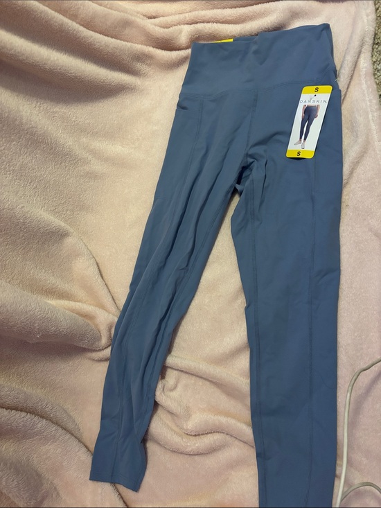Danskin Pants - Danskin Kids High-Waist Leggings - Slate Blue